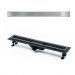 Душевой лоток Timo Super Plast SP10-800 SP10800-PG10800 с порогами из нержавеющий стали и декоративной панелью PG10-800