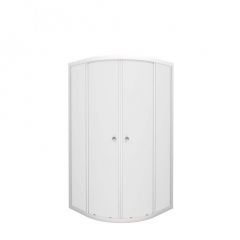 Душевой уголок Тритон (Triton) Вельвет 900х900х1745 мм, прозрачный,с рисунком 4 мм, профиль белый (Щ0000063058) (2 места)