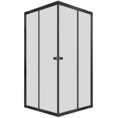 Душевой уголок Тритон (Triton) Вента-Блэк 1000х1000х1850 мм, прозрачный 4 мм, профиль черный (Щ0000054477) (1 место)