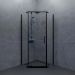 Душевой уголок Тритон (Triton) Дэка-Блэк 900х900х1900 мм, прозрачный 6 мм, профиль черный (Щ0000059783) (2 места)
