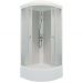 Душевая кабина Тритон (Triton) Лайт 900х900х2315 мм, прозрачный 4 мм, профиль белый (Щ0000061850) В (7 мест+сифон D50)