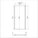 Душевая дверь Тритон (Triton) Uno 1850х800 мм, прозрачное стекло 5 мм, профиль хром (Щ0000036857)