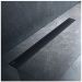 Трап для душа Am.Pm (Ам.Пм) PrimeFlow линейный универсальный затвор Cut Gradient 80см цвет черный матовый W02SC-P11-080-01BM