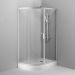Душевое ограждение Am.Pm (Ам.Пм) Like Solo Slide 120x80, стекло прозрачное, профиль матовый серый, W83G-302U120CT64