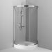 Душевое ограждение Am.Pm (Ам.Пм) Like Solo Slide 90x90, стекло прозрачное, профиль хром глянцевый W83G-315-090CT