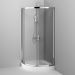 Душевое ограждение Am.Pm (Ам.Пм) Like Solo Slide 90x90, стекло прозрачное, профиль хром глянцевый W83G-315-090CT
