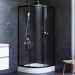 Душевое ограждение Am.Pm X-Joy Twin Slide c поддоном, 80x80, профиль черный, W88E-205-080BT64