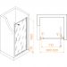 Душевая дверь RGW (РГВ) Stilvoll 90x195 см SV-05-B черный цвет, прозрачное стекло 8 мм, EasyClean (70320509-14)