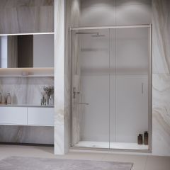 Душевая дверь RGW (РГВ) Passage 90x190 см PA-21 хром цвет, прозрачное стекло 5 мм, EasyClean (06082109-11)