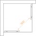 Душевой уголок RGW (РГВ) Passage 90x90x195 PA-030 квадратный, хром цвет, прозрачное стекло 6 мм, EasyClean (3508103099-11)