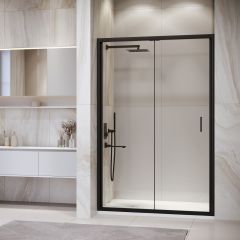 Душевая дверь RGW (РГВ) Passage 70x190 см PA-21-B черный цвет, прозрачное стекло 5 мм, EasyClean (06082107-14)