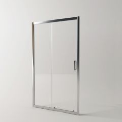 Душевое ограждение в проем EvaGold EG1C 140х190 см, профиль хром, прозрачное стекло