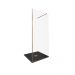 Душевая перегородка Allen Brau Infinity 1 Walk In, 90x200 см 3.21011.60, стекло прозрачное, профиль медь брашированная