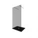 Душевая перегородка Allen Brau Infinity 2 Walk In,100x200 см 3.21042.60.T, стекло тонированное, профиль медь брашированная
