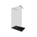 Душевая перегородка Allen Brau Infinity 2 Walk In, 120x200 см 3.21046.BBA.T, стекло тонированное, профиль черный брашированный