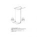 Душевая перегородка Allen Brau Infinity 2 Walk In, 160x200 см 3.21055.BA, стекло прозрачное, профиль серебро брашированное