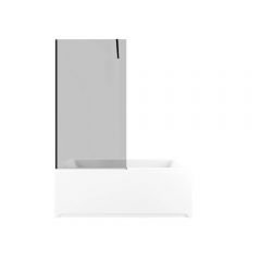 Шторка на ванну Allen Brau Infinity 80x160 см 3.21064.BBA.T, стекло тонированное, профиль черный