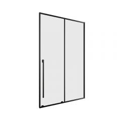 Душевая дверь Allen Brau Fantasy 140 см 3.11008.31, стекло прозрачное, профиль черный матовый