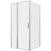 Душевой уголок Allen Brau Priority 120x80 см 3.31032.BA, стекло прозрачное, профиль серебро брашированное