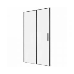 Душевая дверь Allen Brau Priority 120 см 3.31033.BBA, стекло прозрачное, профиль черный брашированный