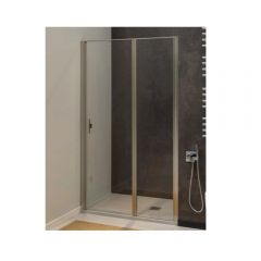 Душевая дверь Allen Brau Priority 90 см 3.31002.BA, стекло прозрачное, профиль серебро брашированное