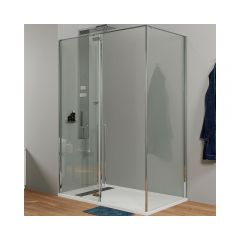 Душевой уголок Allen Brau Fantasy 100x100 см 3.11002-00, стекло прозрачное, профиль хром