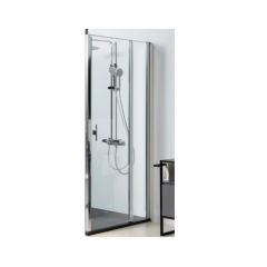 Душевая дверь Allen Brau Priority 120 см 3.31008.BA, стекло прозрачное, профиль серебро брашированное