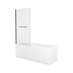 Шторка на ванну Allen Brau Priority 80x150 см 3.31022.BBA, стекло прозрачное, профиль черный