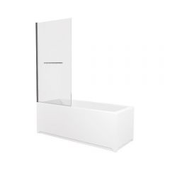 Шторка на ванну Allen Brau Priority 80x150 см 3.31024.BA, стекло прозрачное, профиль серебро брашированное