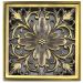 Насадка с рамкой и дизайн-решеткой Bronze de Luxe (Бронз Де Люкс) Цветок (21975)