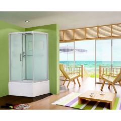 Душевая кабина Esbano (Эсбано) Elegancia прямоугольная с крышей и высоким поддоном EST-108CKRB(R) 100x80x210 см