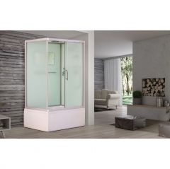 Душевая кабина Esbano (Эсбано) Elegancia прямоугольная с крышей и высоким поддоном EST-129CKRB(R) 120x90x210 см