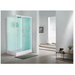 Душевая кабина Esbano Elegancia прямоугольная с крышей и LED освещением ESBANO-ES-L108CKR 100х80х210 см