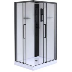 Душевая кабина Esbano Muse прямоугольная ESM-108CKR левосторонняя 100х80х215 см