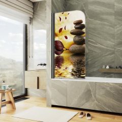 Шторка душевая Maybahglass (Майбахгласс) поворотная ФП008 1400х800 мм, стекло 6 мм MGV-930-ФП008-6