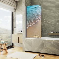 Шторка душевая Maybahglass (Майбахгласс) поворотная ФП009 1400х800 мм, стекло 6 мм MGV-930-ФП009-6