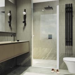 Душевая дверь на монопетле Maybahglass (Майбахгласс) 1980х600 мм, стекло 6 мм Бесцветное MGD-797-1