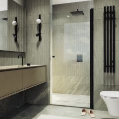 Душевая дверь на монопетле Maybahglass (Майбахгласс) 1980х600 мм, стекло 6 мм Бесцветное MGD-797-6