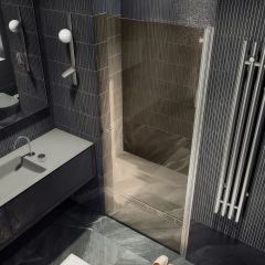 Душевая дверь на монопетле Maybahglass (Майбахгласс) 1980х600 мм, стекло 6 мм Бронза MGD-798-5