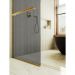 Душевая перегородка Maybahglass (Майбахгласс) в узком профиле 1950х890 мм, Стекло 8 мм Графит +Полотенцедержатель MGD-735-3у