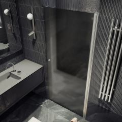 Душевая дверь на монопетле Maybahglass (Майбахгласс) 1980х600 мм, стекло 6 мм Графит матовый MGD-801-5