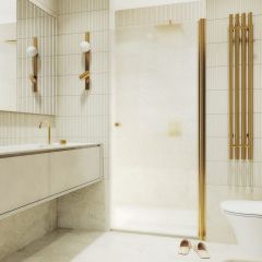 Душевая дверь на монопетле Maybahglass (Майбахгласс) 1980х600 мм, стекло 6 мм Сатин MGD-802-3