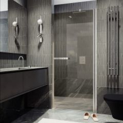 Душевая дверь на монопетле Maybahglass (Майбахгласс) 1980х600 мм, стекло 8 мм Бронза MGD-449-5