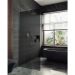 Душевая перегородка в профиле Maybahglass (Майбахгласс) 1950х690 мм, стекло 8 мм Графит матовый MGD-704-4у
