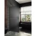 Душевая перегородка в профиле Maybahglass (Майбахгласс) 1950х890 мм, стекло 8 мм Графит матовый, полотенцедержатель MGD-736-2у