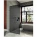 Душевая перегородка коннектор стена-стекло Maybahglass (Майбахгласс) 1950х790 мм, стекло 8 мм Графит MGD-274-2