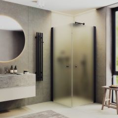 Душевой угол на монопетлях Maybahglass (Майбахгласс) 900х900х1980 мм, стекло 6 мм Сатин MGY-1294-6