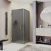 Душевой угол на петлях Maybahglass (Майбахгласс) 900х900х1950 мм, стекло 8 мм Графит матовый MGY-1307-3