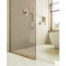 Душевая перегородка Maybahglass (Майбахгласс) в узком профиле 1950х790 мм, Стекло 8 мм Бронза матовая MGD-697-3у