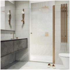 Душевая дверь на монопетле Maybahglass (Майбахгласс) 1980х700 мм, стекло 6 мм Сатин MGD-1671-2